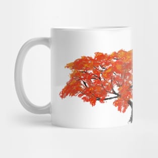 Abstract Flamboyant tree Mug